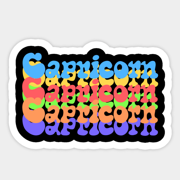 Rainbow Popart Libra Sticker by Scarlett Blue